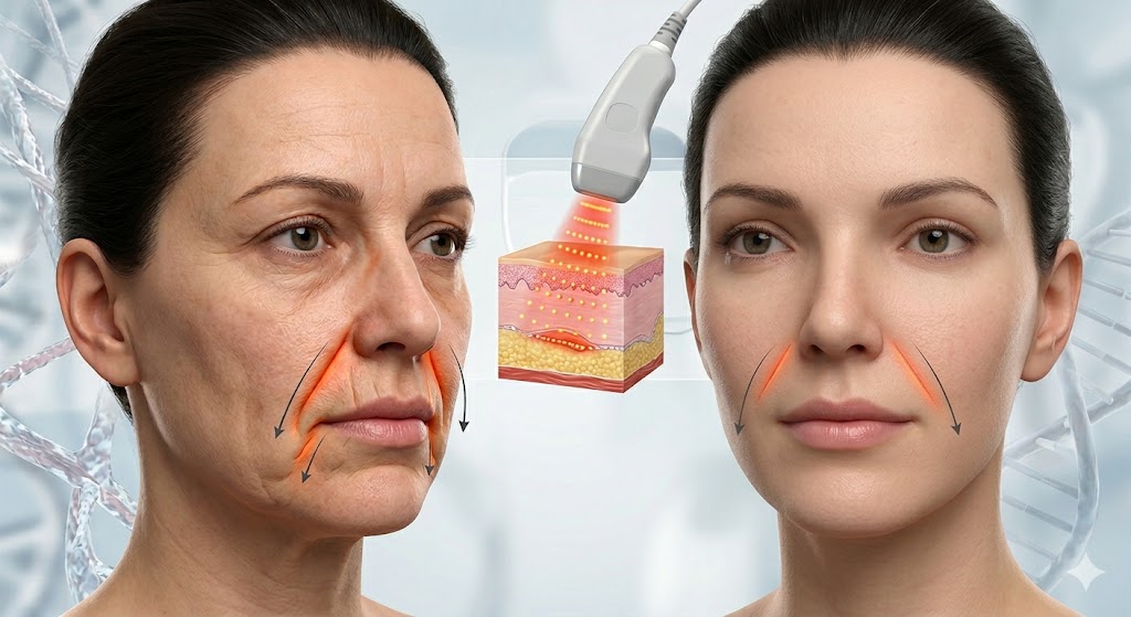 هایفوتراپی خط خنده